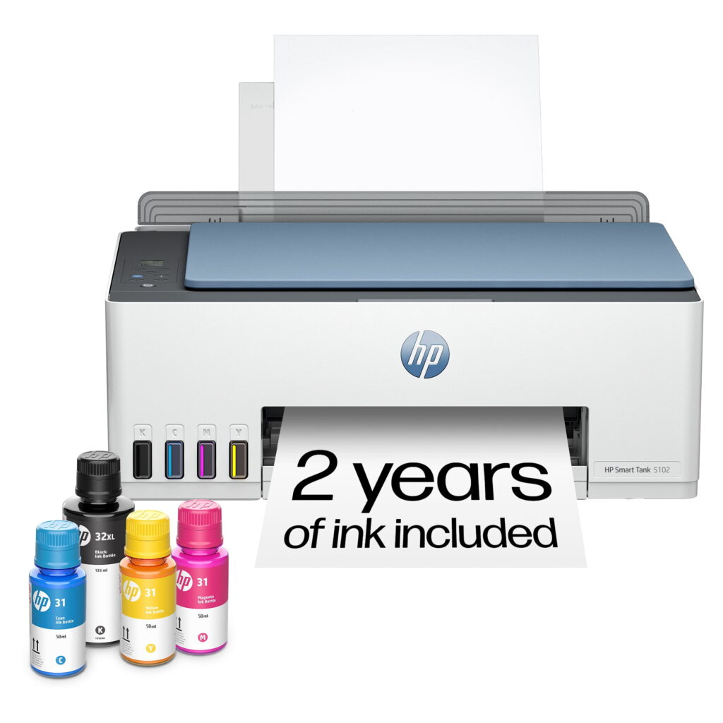 HP Smart Tank 5102 Wireless All-in-One Ink Tank Printer